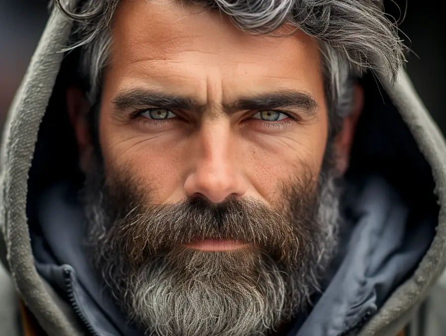 Farbowanie brody na siwo – czy siwa broda może być modna?